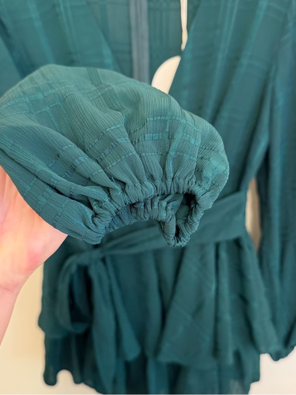 NWT Princess Polly String Of Stars Playsuit Romper Forest Green Size 6 - Picture 8 of 10